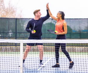 pickleball players