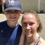 new york city marathon_Erin Conant with her son