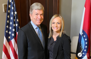 Sen. Roy Blunt (R-MO) with GLA Ambassador Melinda Sander