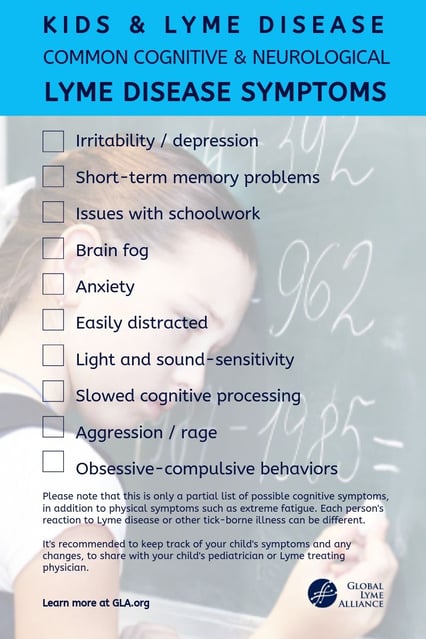 kids lyme disease_common cognitive symptoms