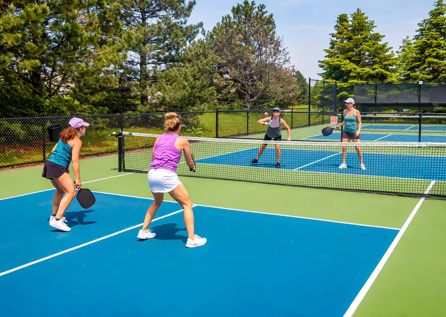 pickleball players