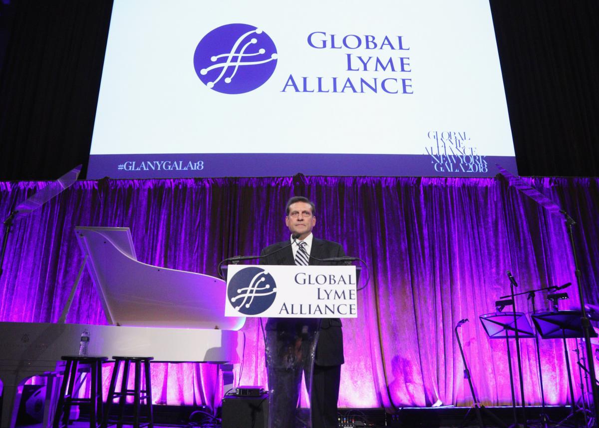 Addressing the room at GLA's 4th annual NYC Gala